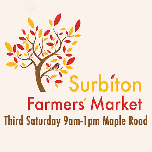 Surbiton Farmers Market, Sat 20th April, 9am to 1pm