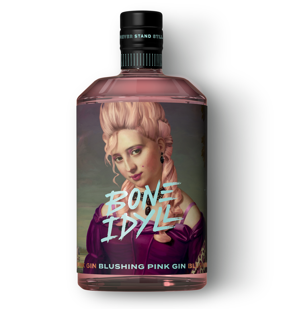 Blushing Pink Gin Bone Idyll